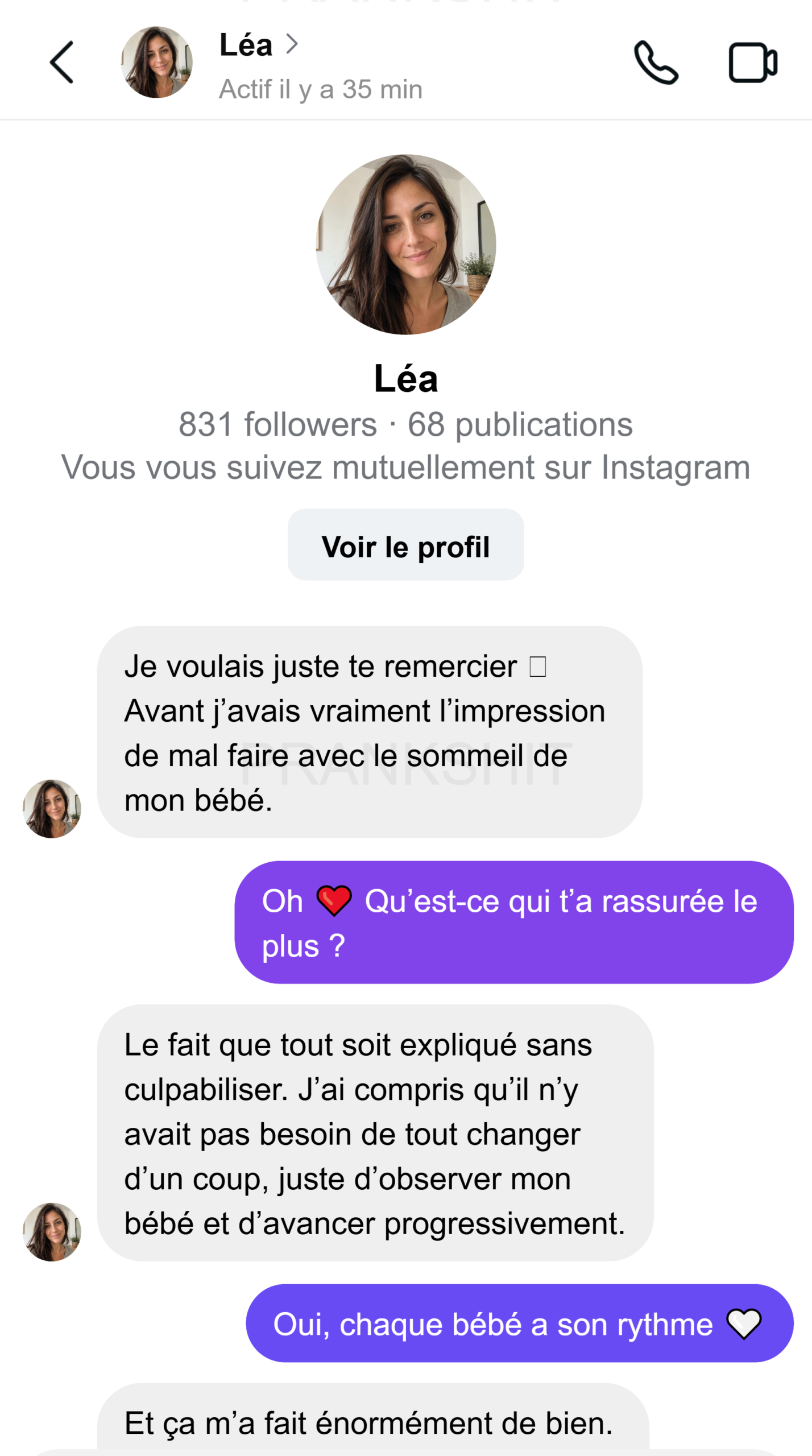 Conversation Léa
